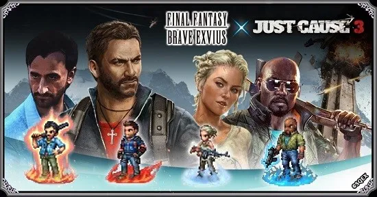 Rico Rodriguez Joins Final Fantasy Brave Exvius In Just Cause 3-Themed Event