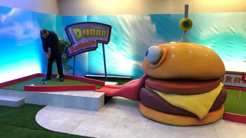 We Played 9 Holes Of Fortnite Minigolf At PAX West
