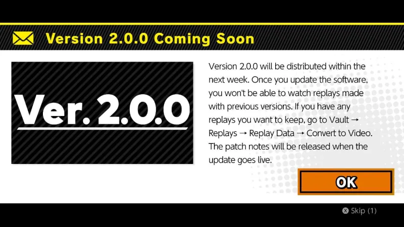 Super Smash Bros. Ultimate Version 2.0 Is Coming Next Week