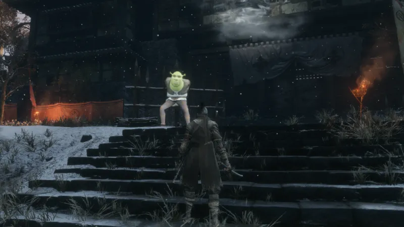Shrek Invades Sekiro: Shadows Die Twice ... Yes Shrek