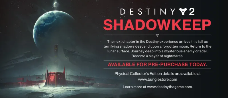 Destiny 2 Shadowkeep Expansion