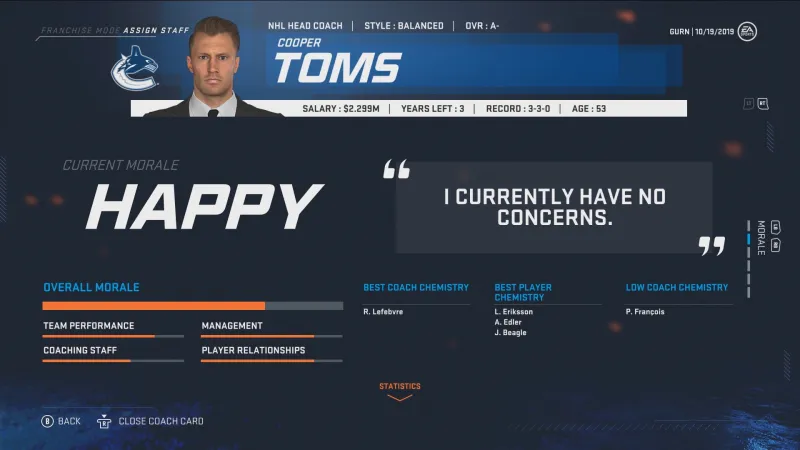 Everything You Need To Know About NHL 20's Franchise Mode