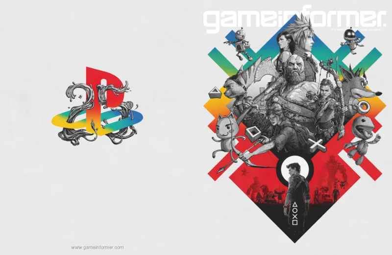 Game Informer PlayStation 25th Anniversary Art Print up for Sale