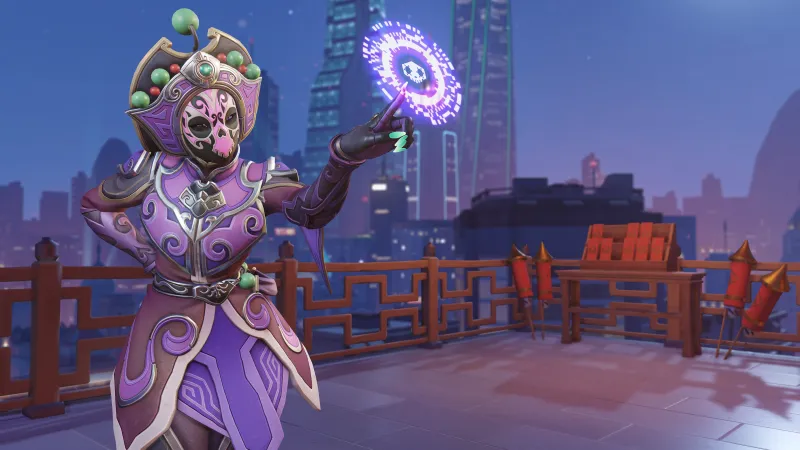 Overwatch's Lunar New Year Event Delivers A Sombra Skin With Six Different Masks