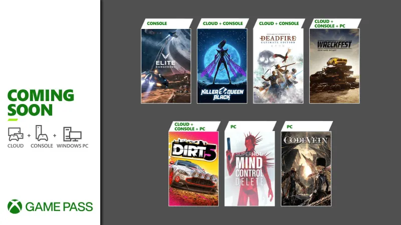 Xbox Game Pass Adds 7 New Games, Including Code Vein, Elite Dangerous, And More