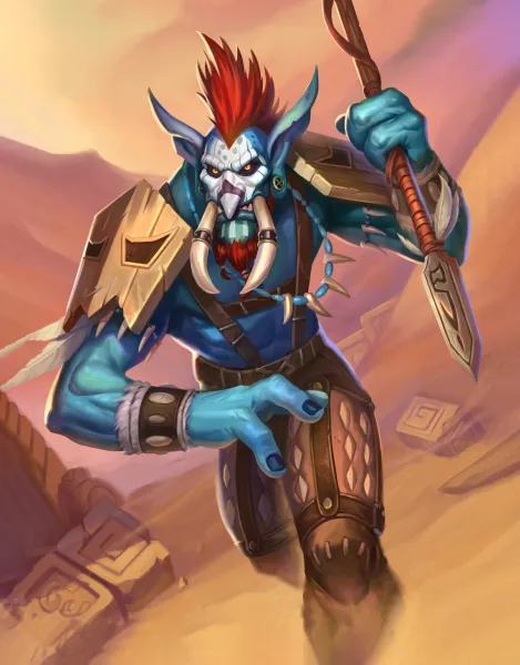 Check Out An Exclusive Hearthstone: Mercenaries Reveal, Shadow Hunter Vol’Jin 