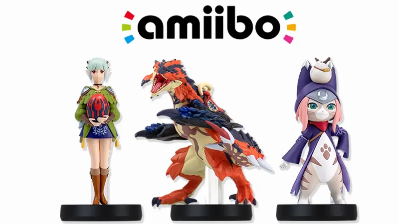 Capcom Unveils Three Monster Hunter Stories 2 Amiibo Figures
