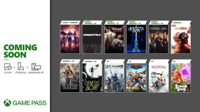 Xbox Game Pass Adds 10 New Games This Month With Star Wars, Nier, And More