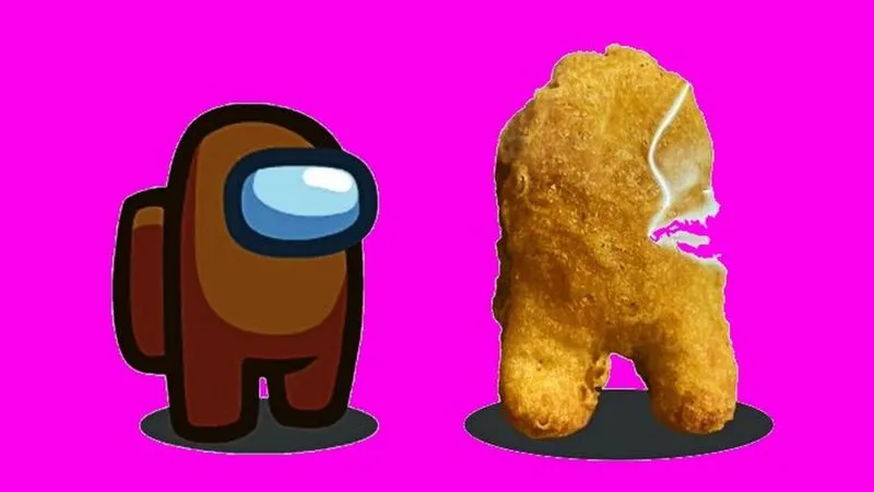 An 'Among Us' Chicken Nuggie Sold For Almost $100,000, Because What Is Life? 