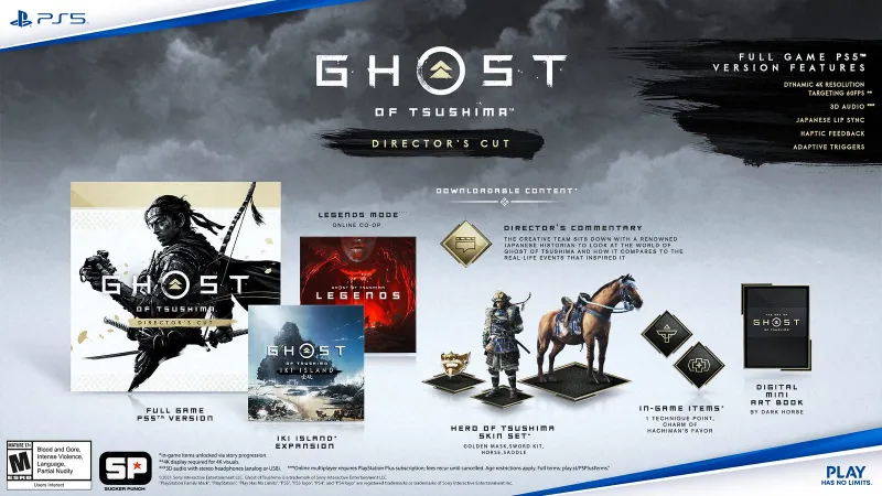 Ghost Of Tsushima Director's Cut For PS5 Revealed With New Story Content, Photo Mode Changes, And More