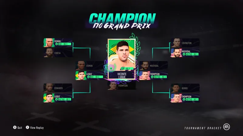 Using EA Sports UFC 4 To Predict How UFC Tournaments Would Play Out In 2021