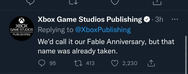 No, We’re Not Getting Any 'Big Game News' From Xbox Today About Fable 