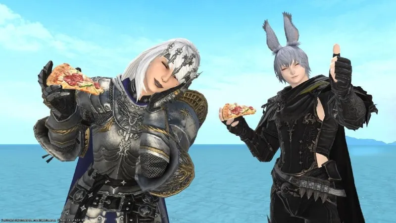 Yes, You Can Get An 'Eat Pizza' Emote In Final Fantasy XIV