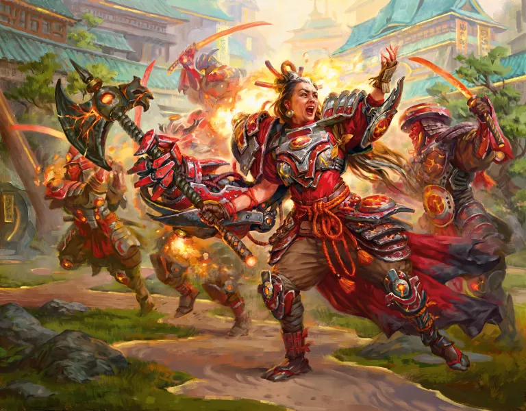 Risona, Asari Commander – Exclusive Magic: The Gathering Kamigawa: Neon Dynasty Preview Card