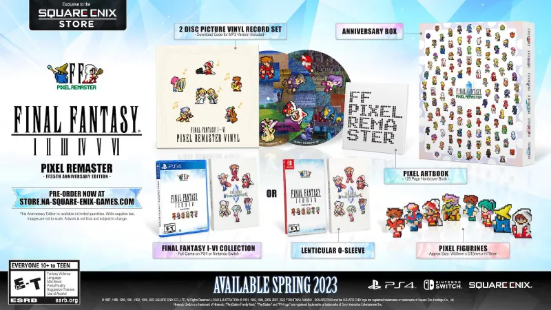 The Final Fantasy Pixel Remasters Will Finally Hit PlayStation And Switch Next Year