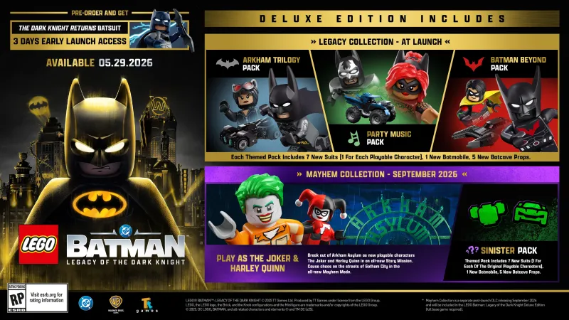 Lego Batman: Legacy of the Dark Knight Moves Its Release Date A Week Earlier