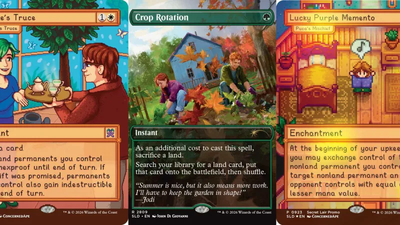 Stardew Valley Is Coming To Magic: The Gathering Later This Month With A Limited Secret Lair Drop