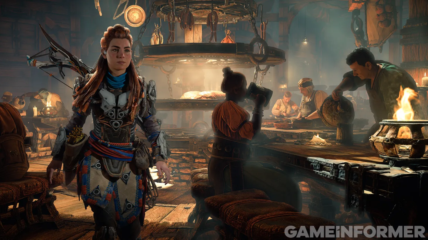 These Five Exclusive Horizon Forbidden West Screens Show The Burrower And The Daunt 