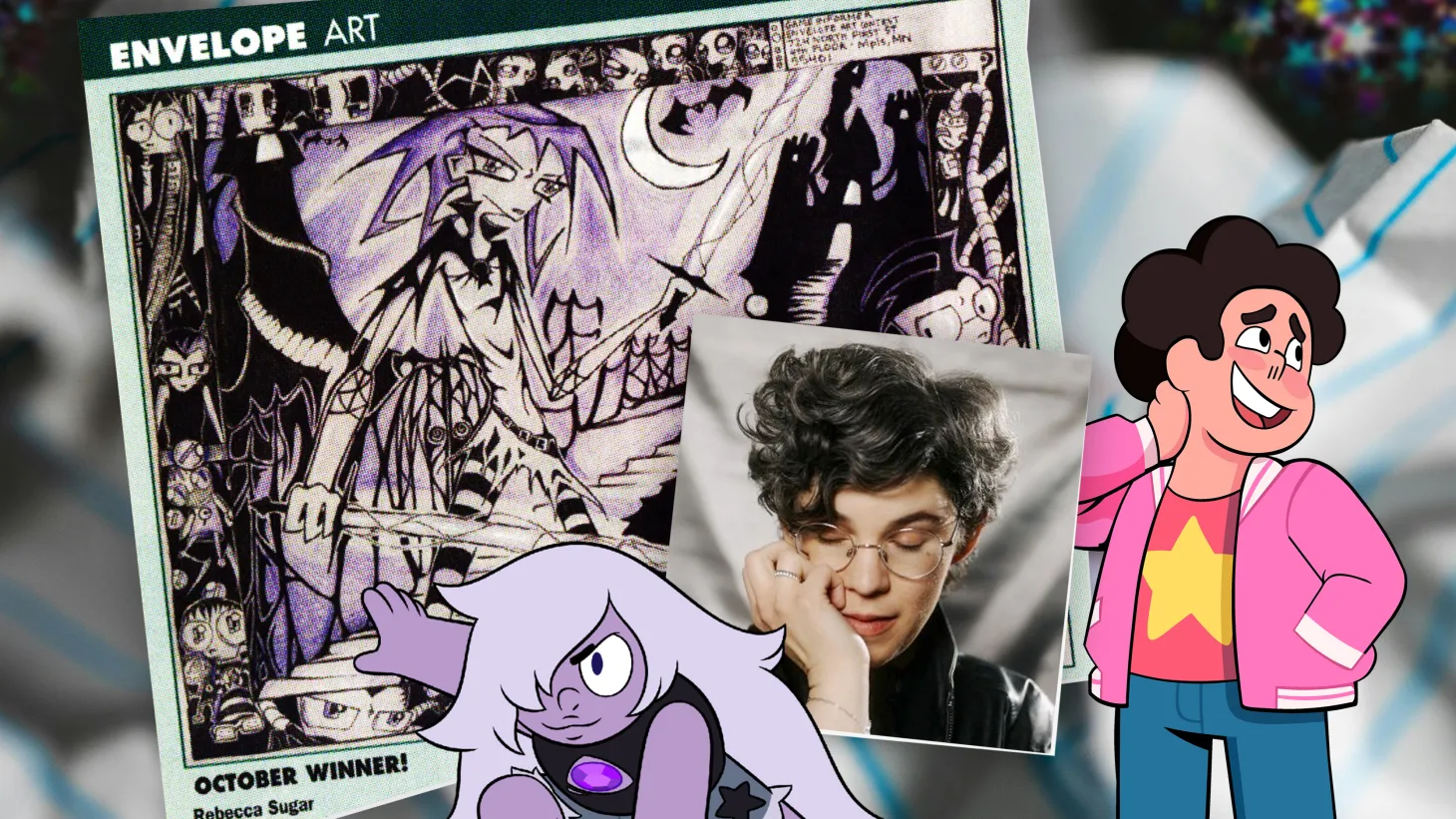 Steven Universe Creator Rebecca Sugar's Invader Zim Fan Art Appeared In A 2002 Issue Of Game Informer Magazine