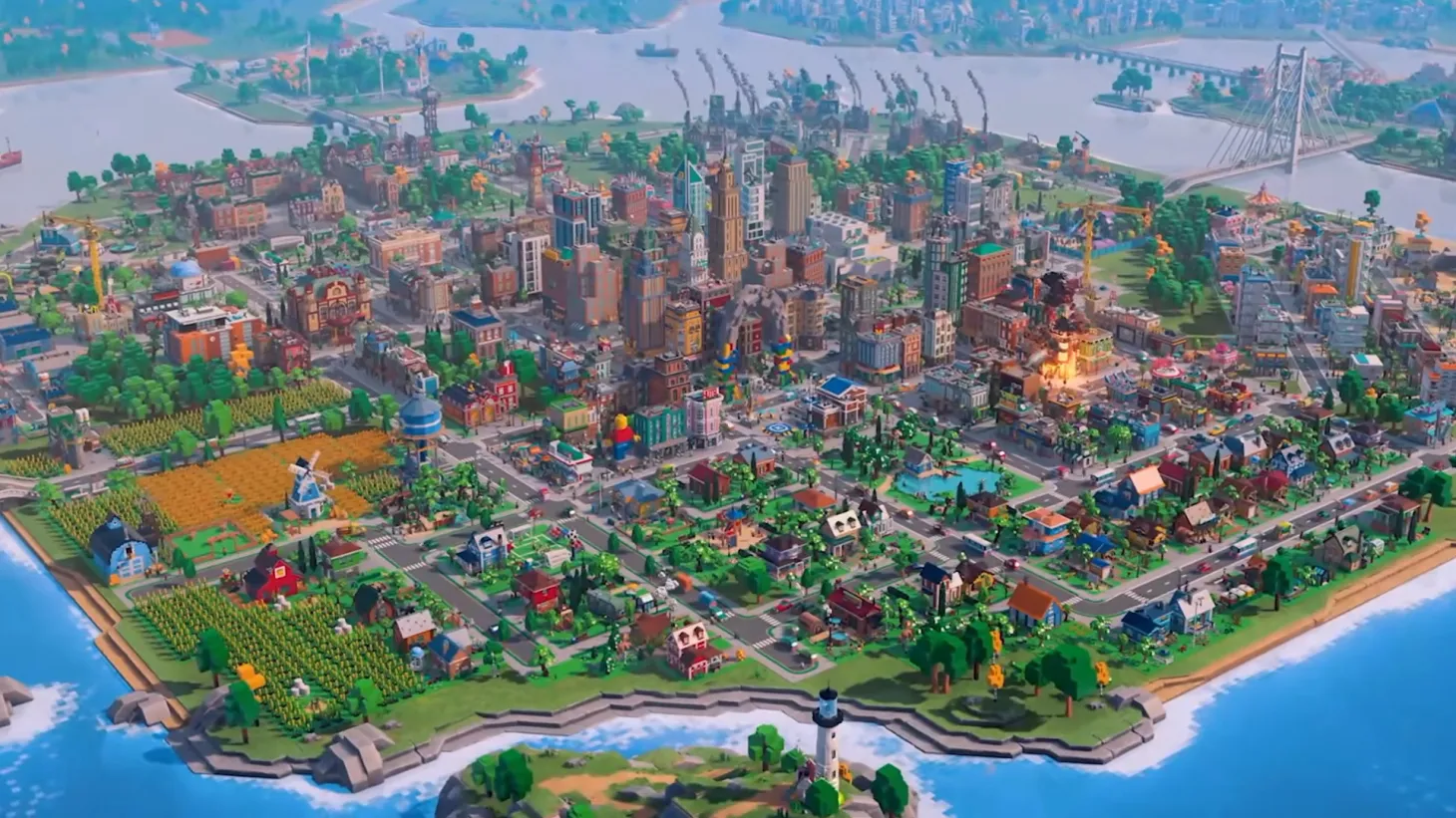 Lego Skylines Is A Brick-Based City Builder From Cities Skyline II Devs