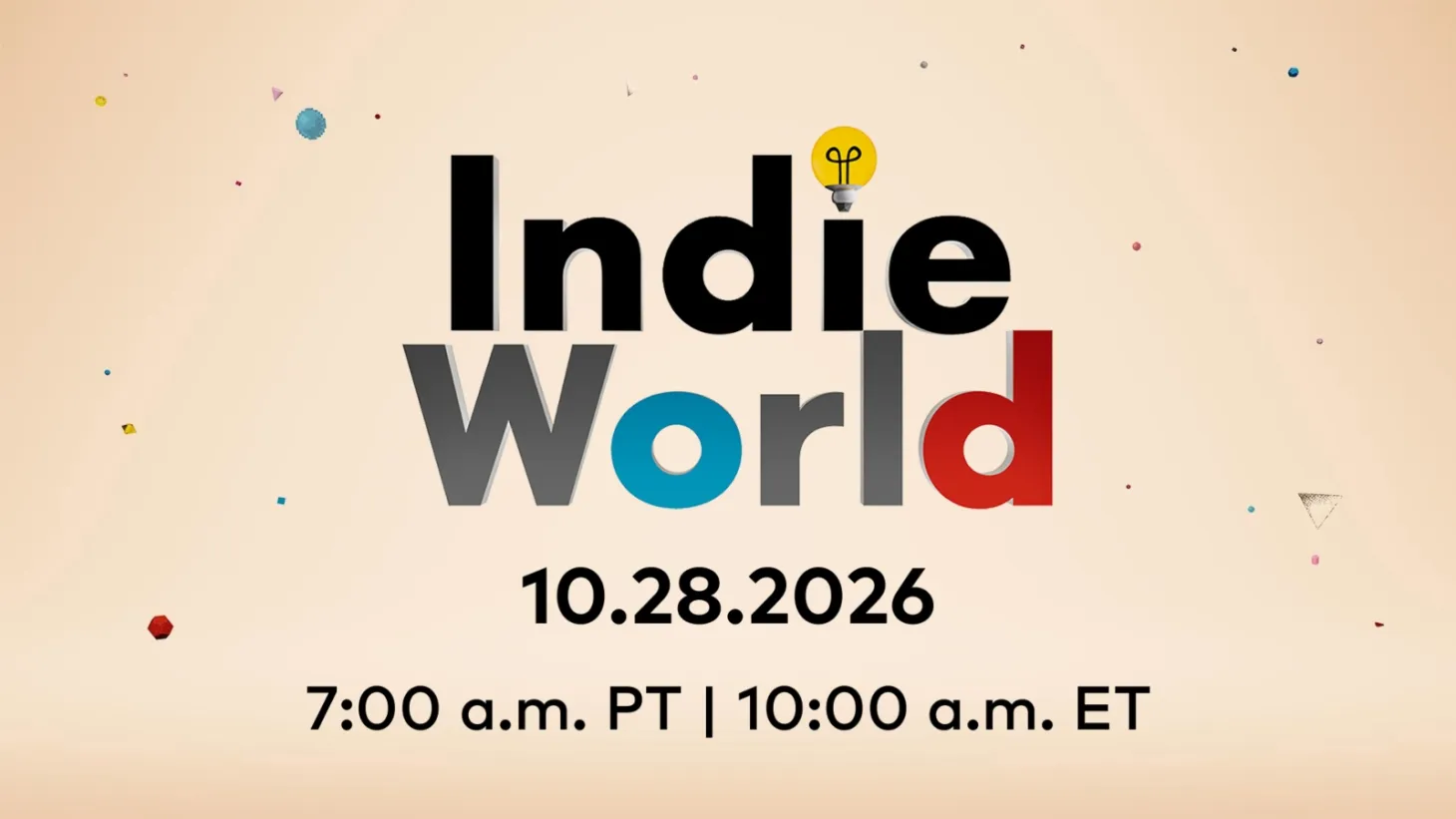 15-Mintute Nintendo Indie World Showcase Announced For Tomorrow Morning, October 28