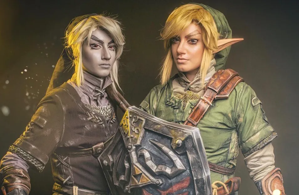 This Legend Of Zelda Cosplay Beautifully Brings Link And Dark Link Together