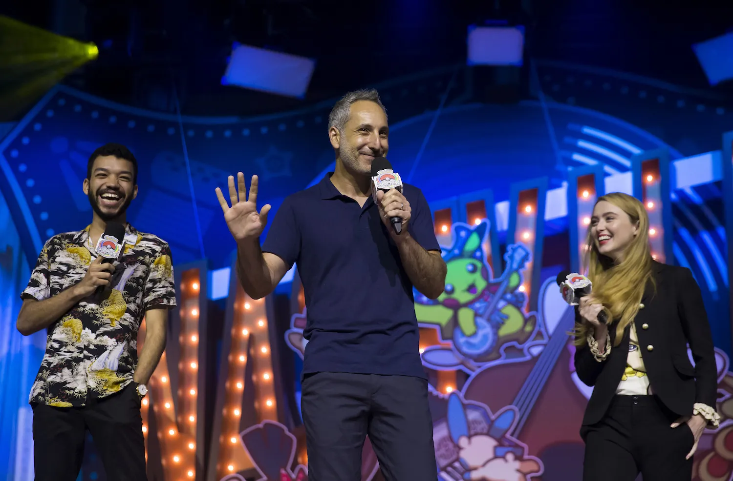 Detective Pikachu Cast And Director Reveal The Movie's Logo At The 2018 Pokémon World Championships