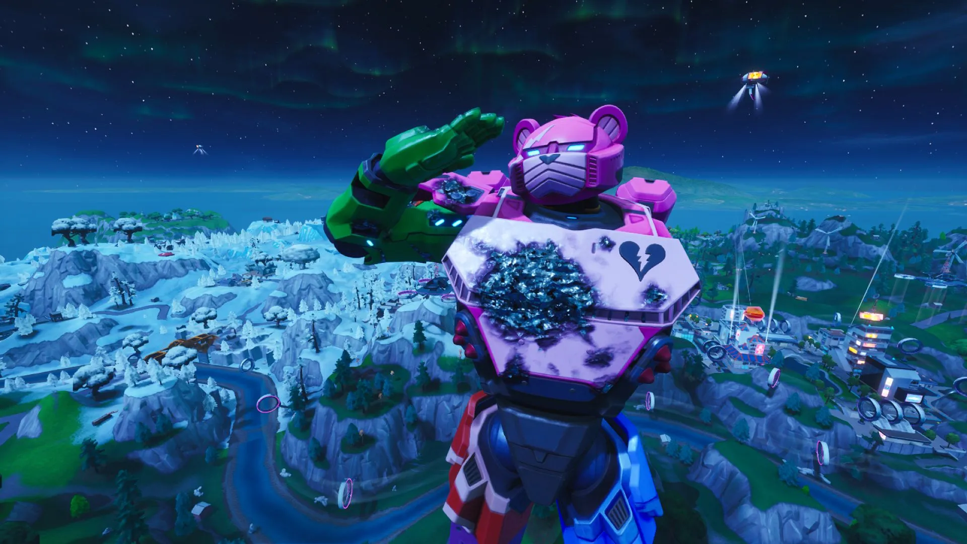 Fortnite Just Had A Kaiju-Versus-Mech Fight On Its Map