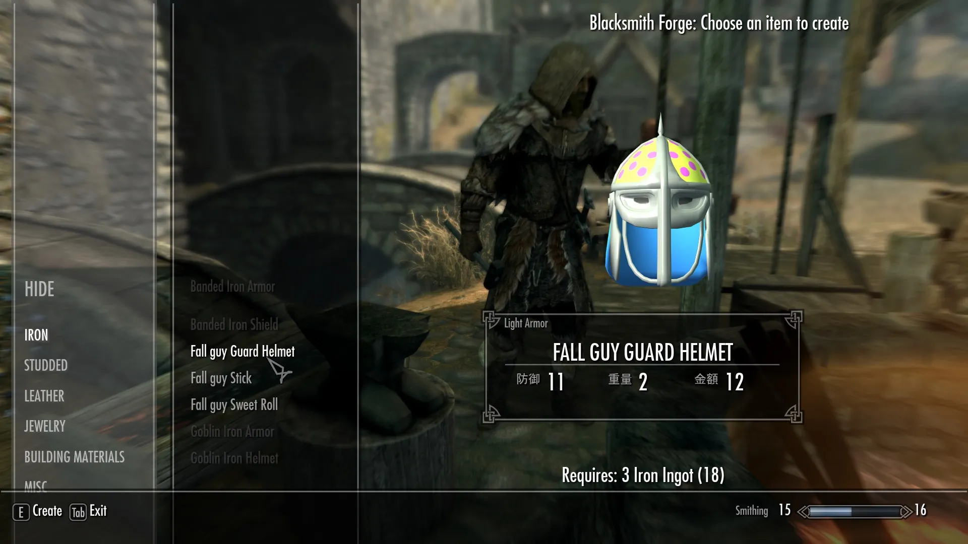 Jelly Beans Are Coming To Steal Your Sweet Rolls With This Fall Guys Skyrim Mod