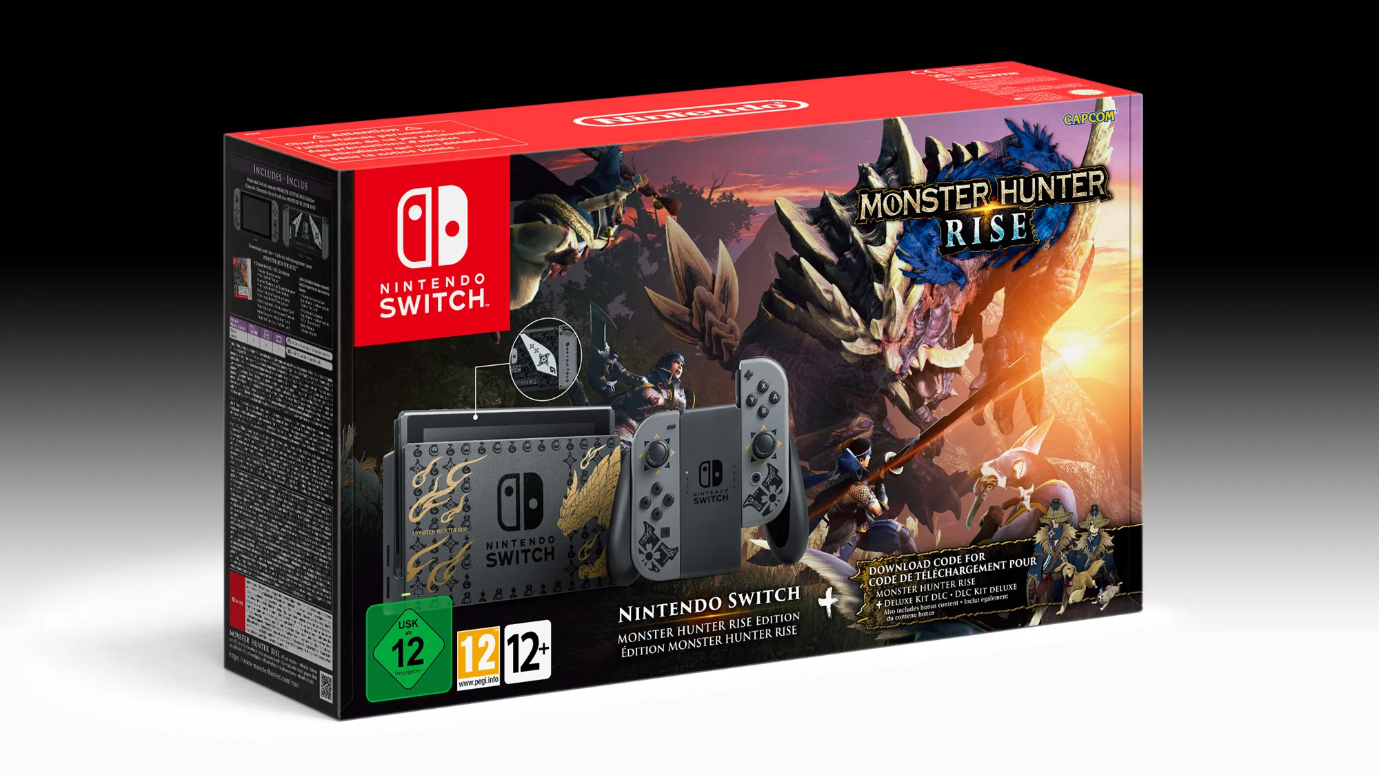 New Monster Hunter Rise Nintendo Switch Console And Pro Controller Revealed