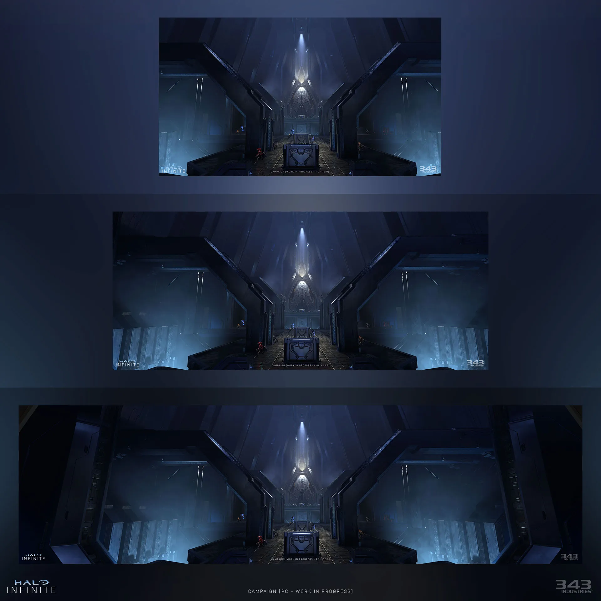 New Halo Infinite Campaign Screenshot Shown In Three Different PC Settings