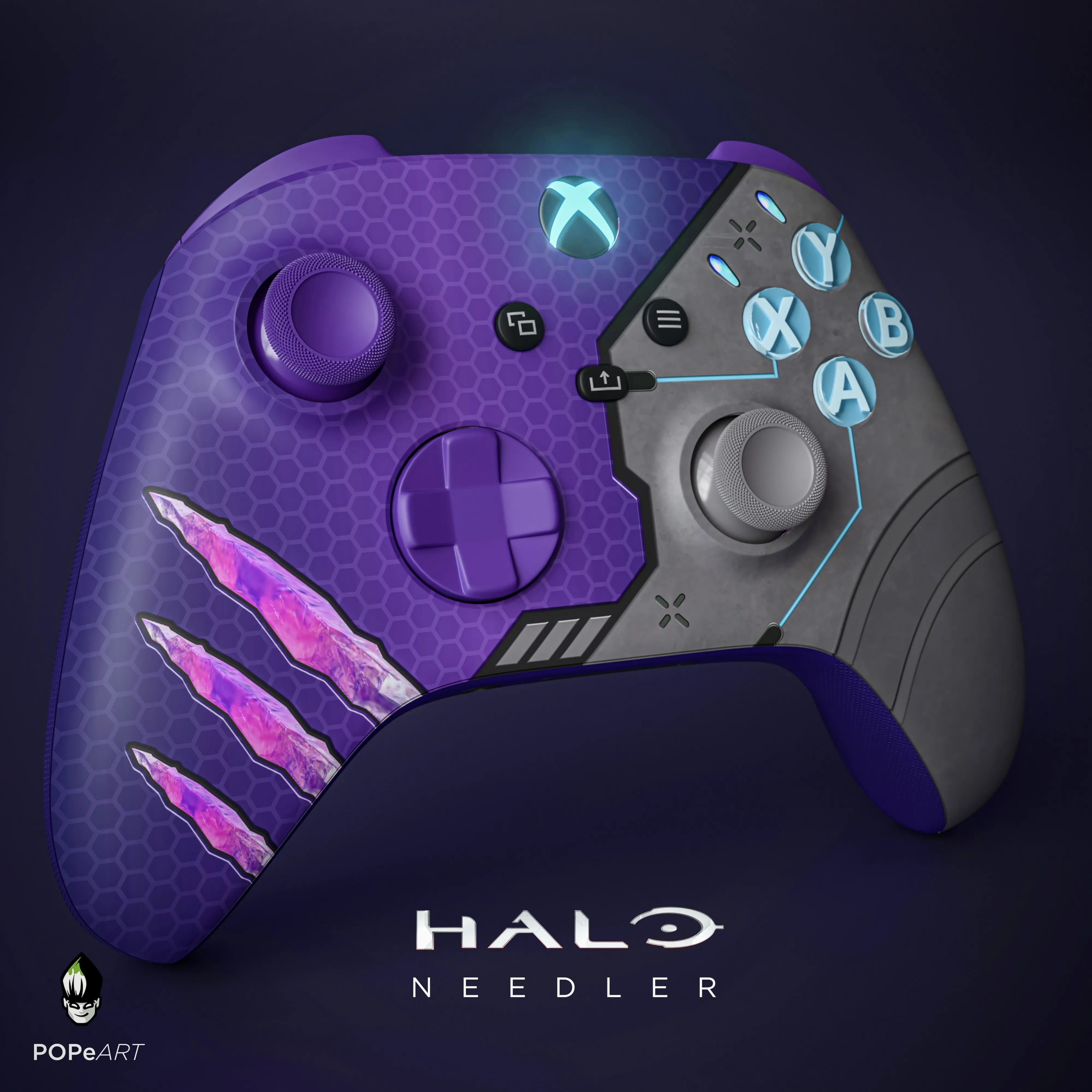 This Xbox Series X Halo Infinite-Inspired Wireless Controller Looks Like A Needler And We Need-ler It