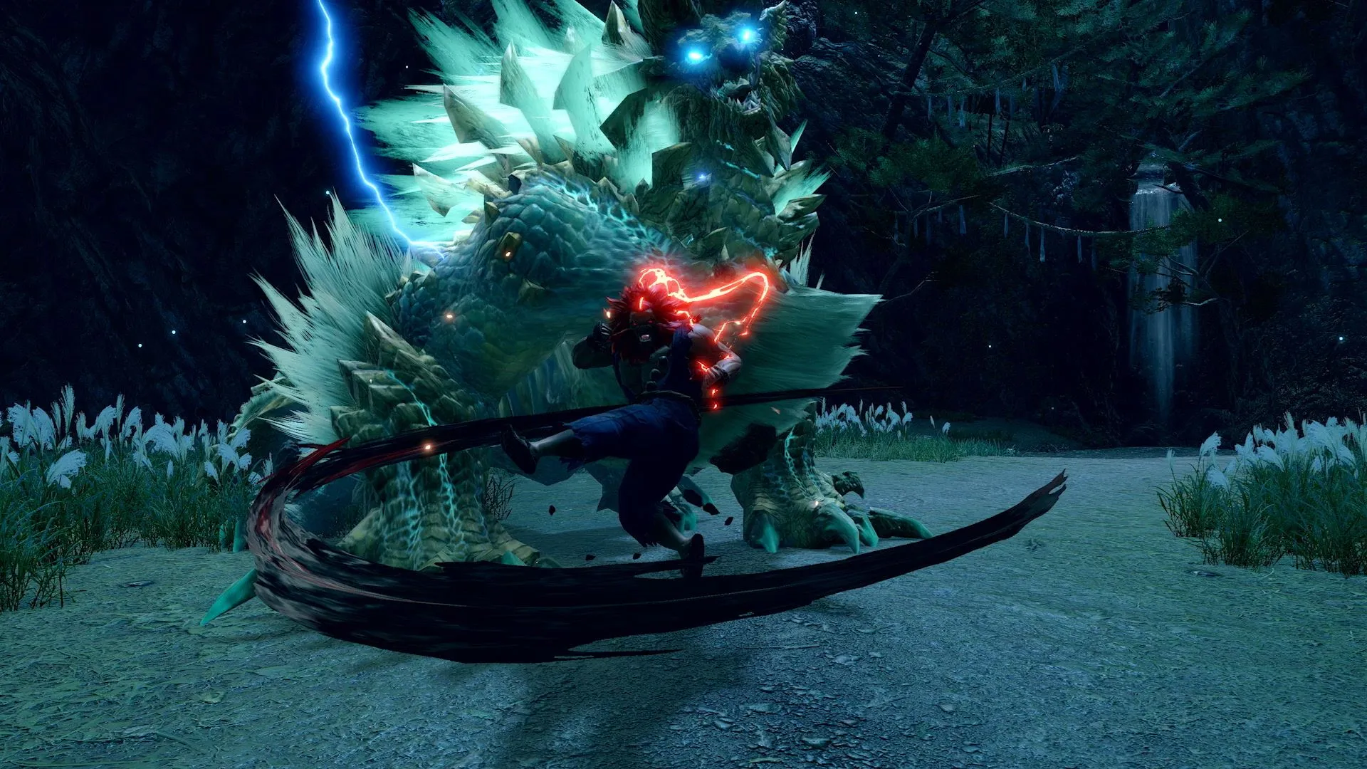 Punch Monsters In The Face With Street Fighter's Akuma In Monster Hunter Rise 
