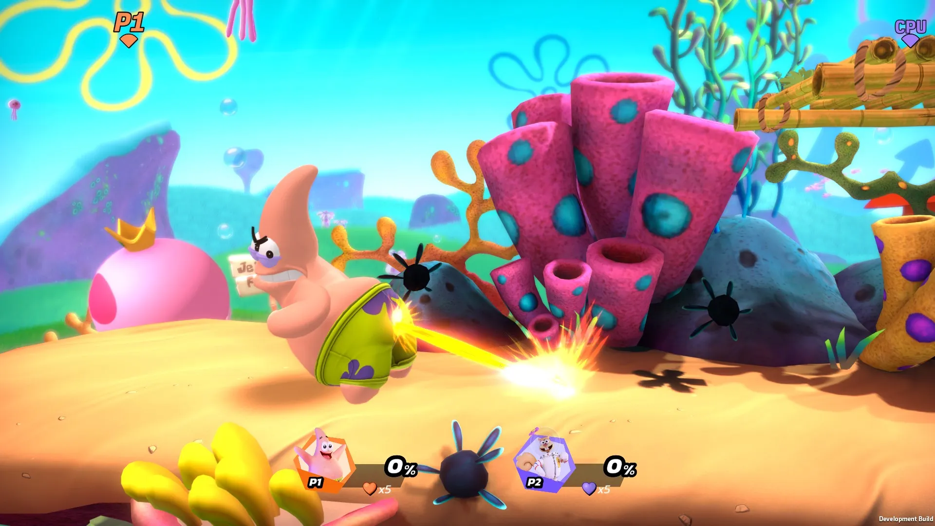 Exclusive First Look At Patrick Star's Gameplay Breakdown For Nickelodeon All-Star Brawl
