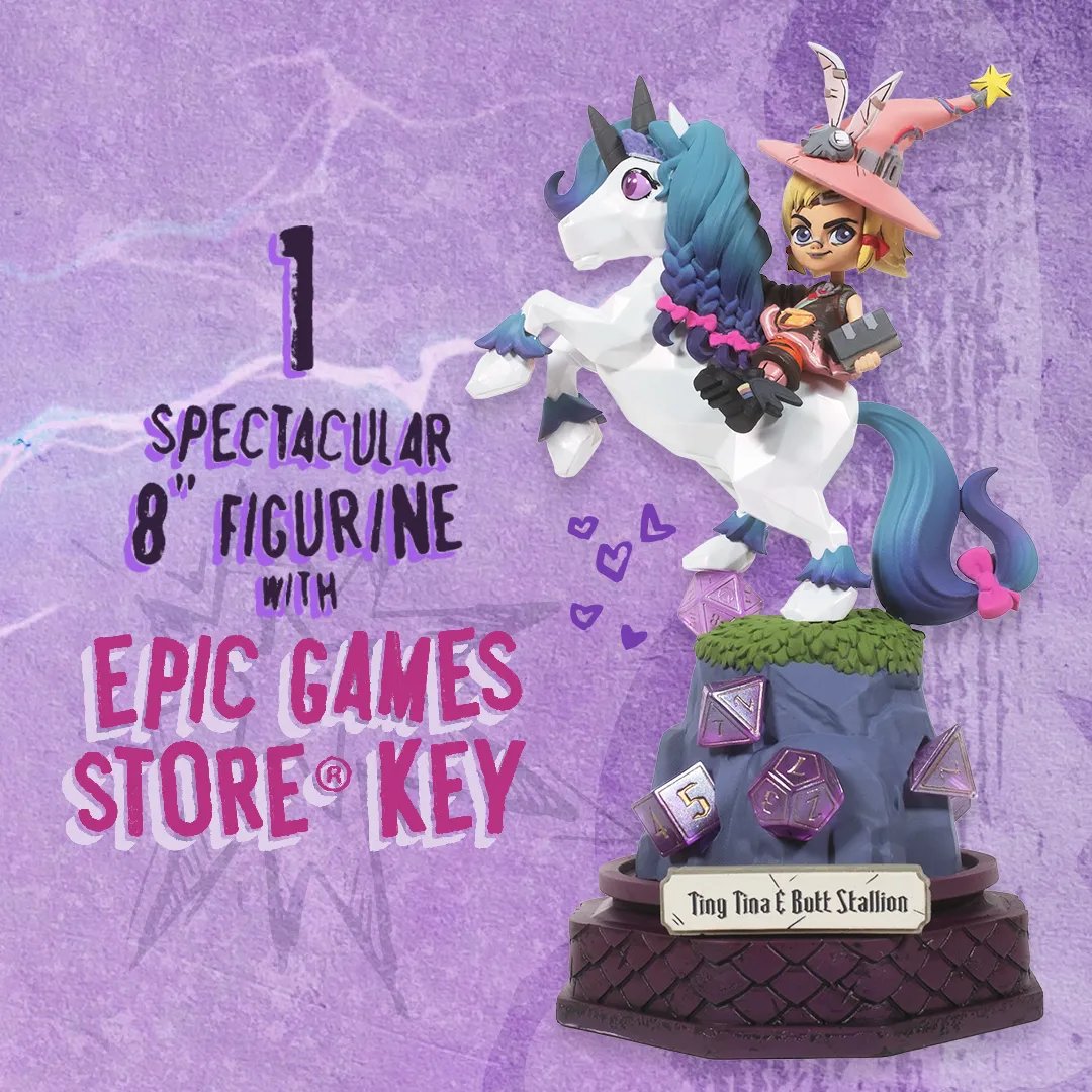 Tiny Tina Rides Into Your Figurine Collection Upon The Glorious Butt Stallion