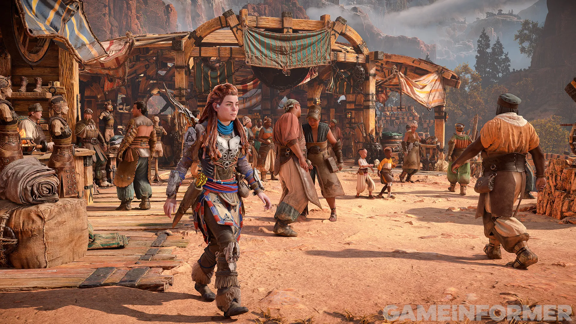 These Five Exclusive Horizon Forbidden West Screens Show The Burrower And The Daunt 
