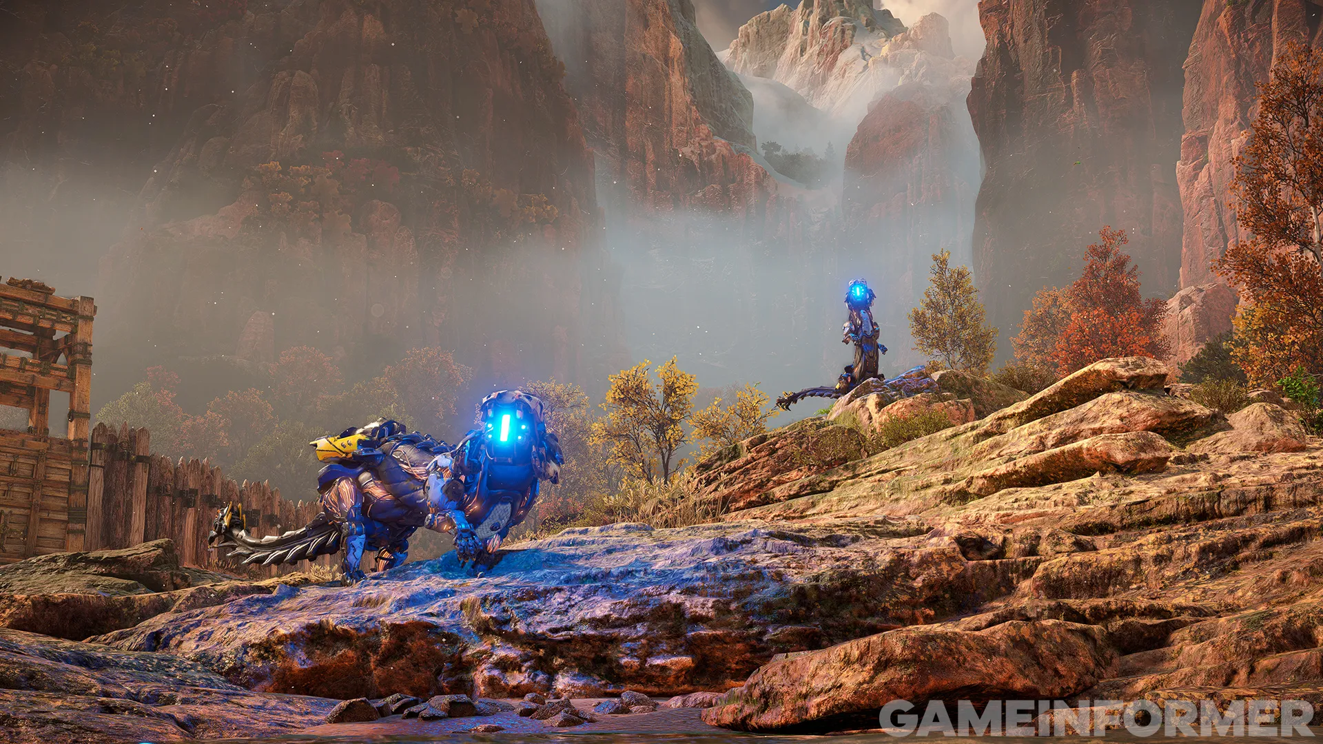 These Five Exclusive Horizon Forbidden West Screens Show The Burrower And The Daunt 