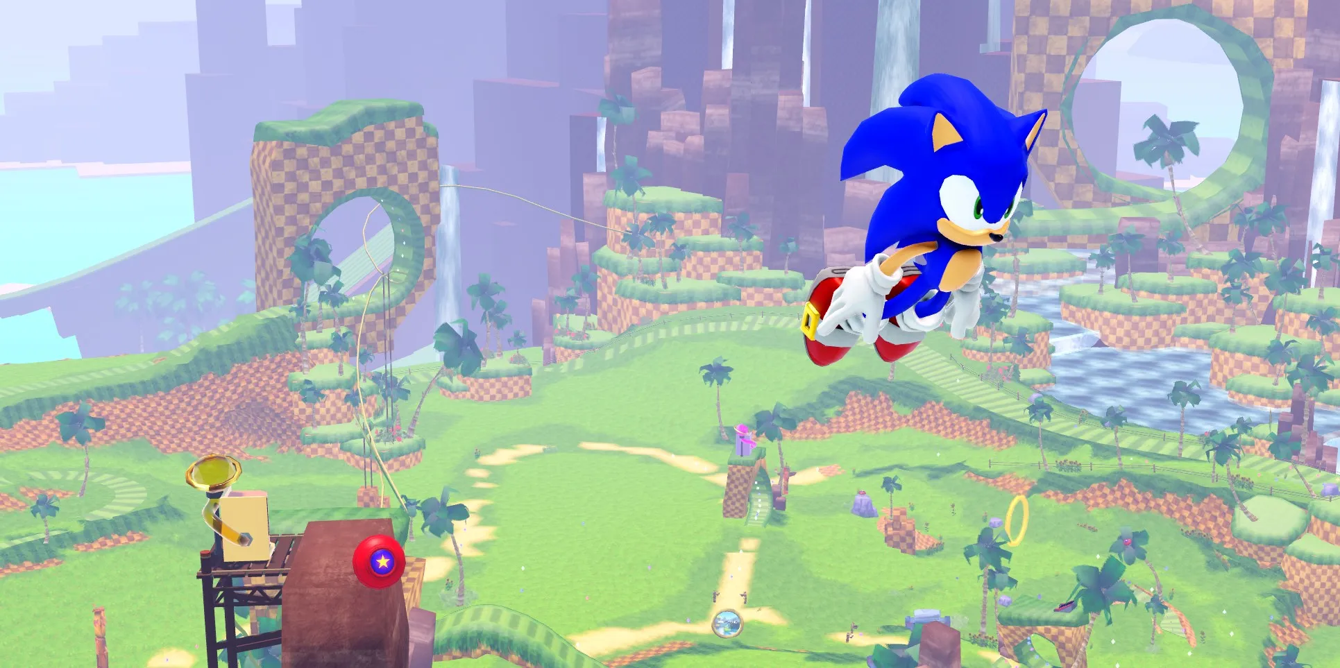 Sonic The Hedgehog Runs Amok In Roblox In A Partnership Between Sega And Gamefam