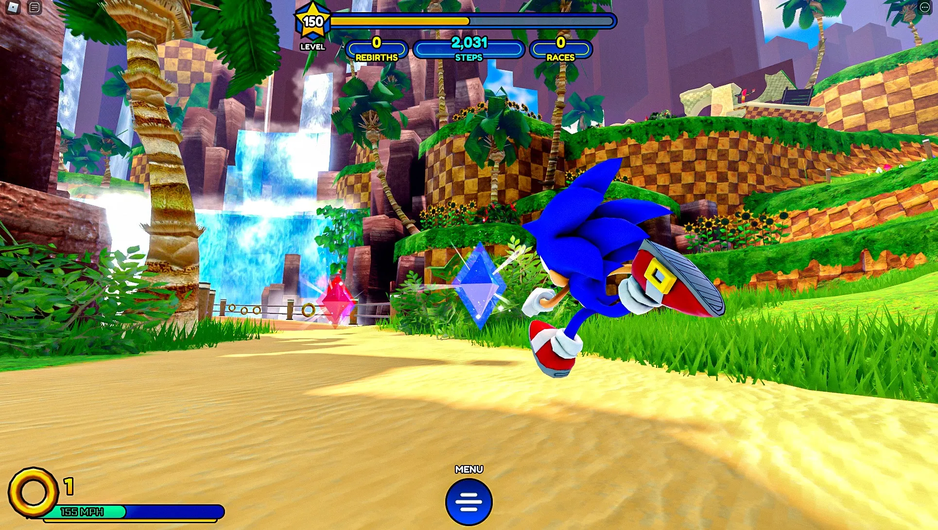 Sonic The Hedgehog Runs Amok In Roblox In A Partnership Between Sega And Gamefam