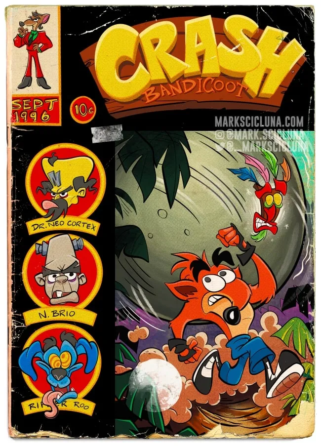 Former Rockstar Games Illustrator Creates Vintage Video Game Comic Book Covers And They Look Amazing