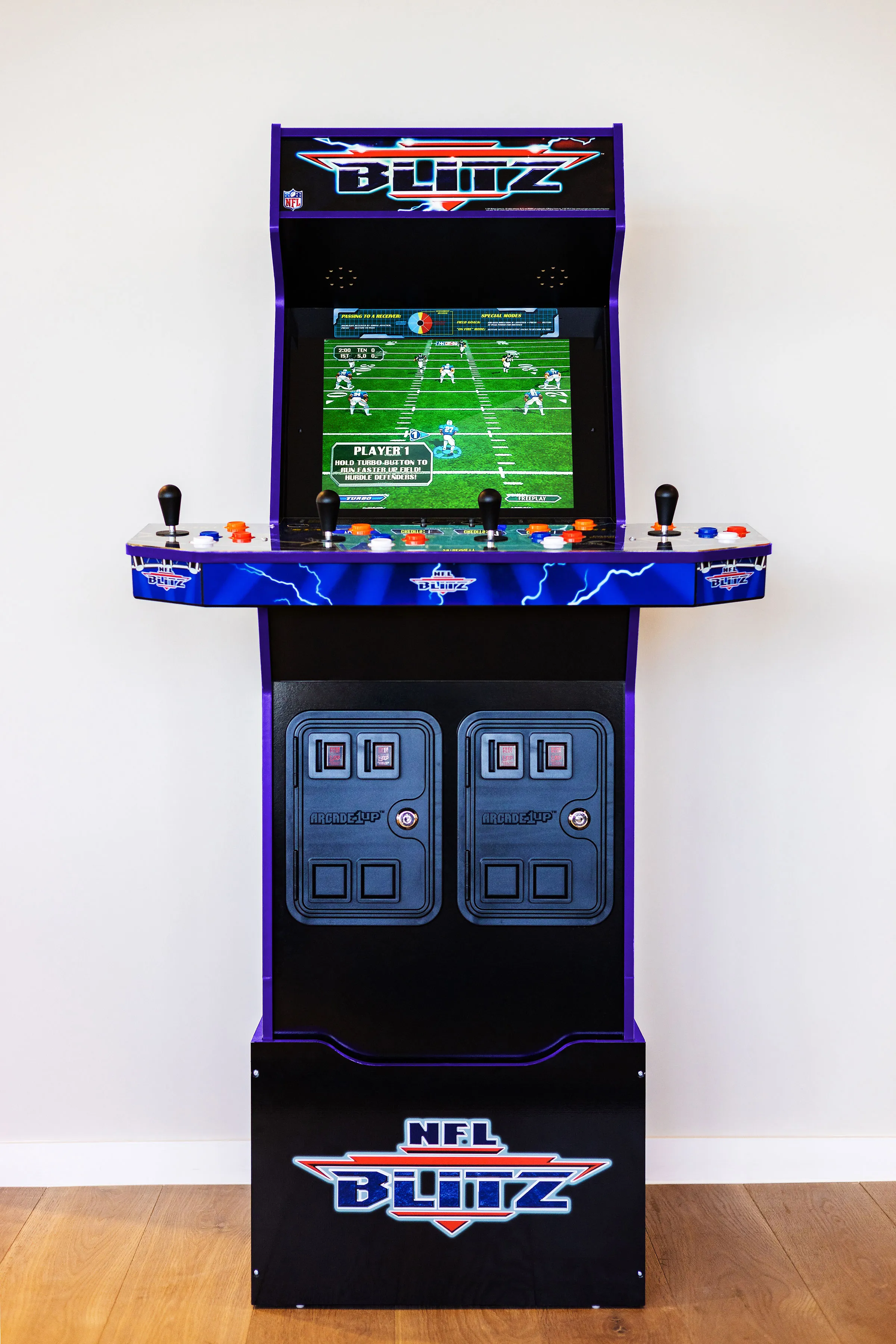 Arcade1Up Reveals NFL Blitz Legends Cabinet That Features Remasters Of Three Franchise Classics