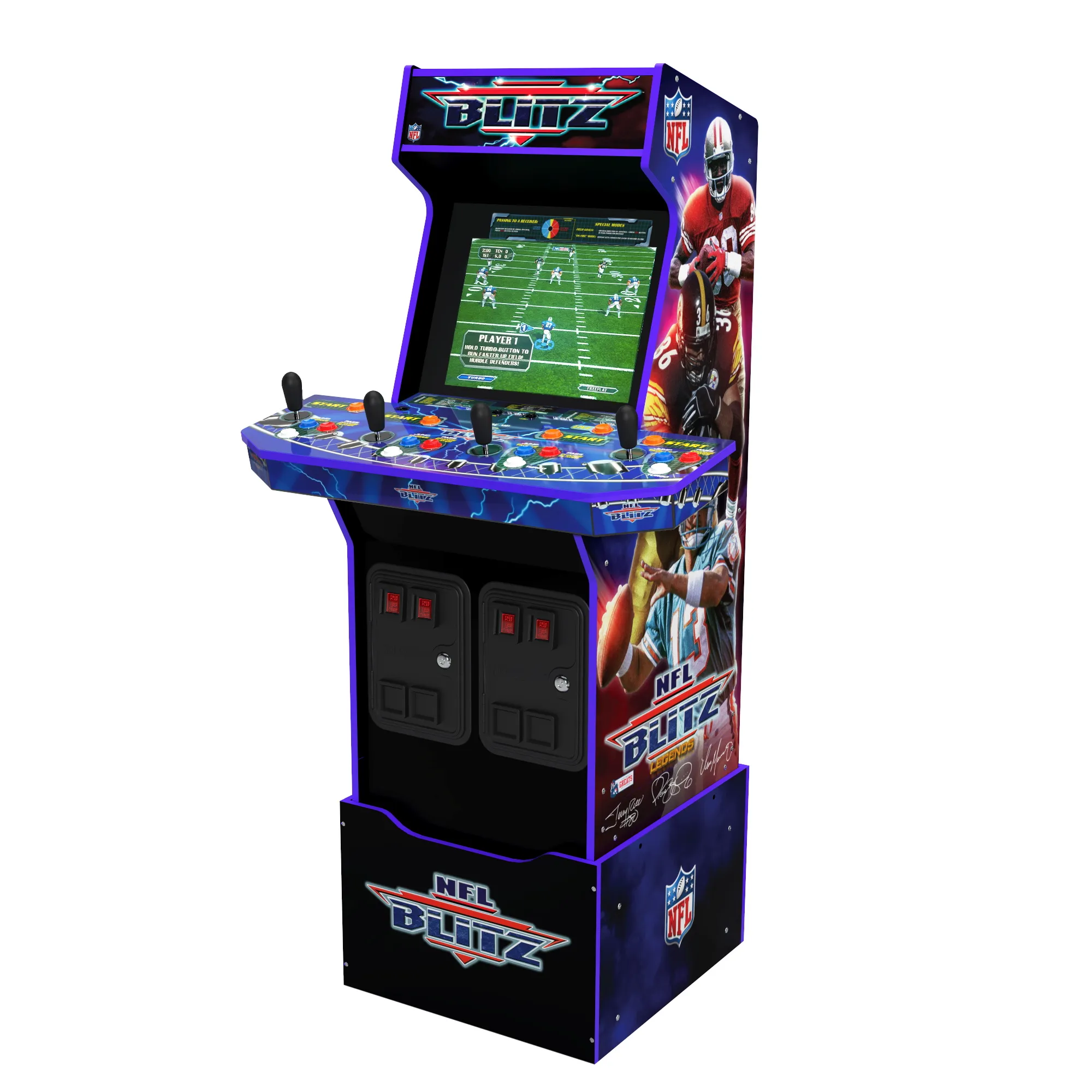 Arcade1Up's NFL Blitz Legends Cabinet Is A Hard-Hitting Stroll Down Memory Lane
