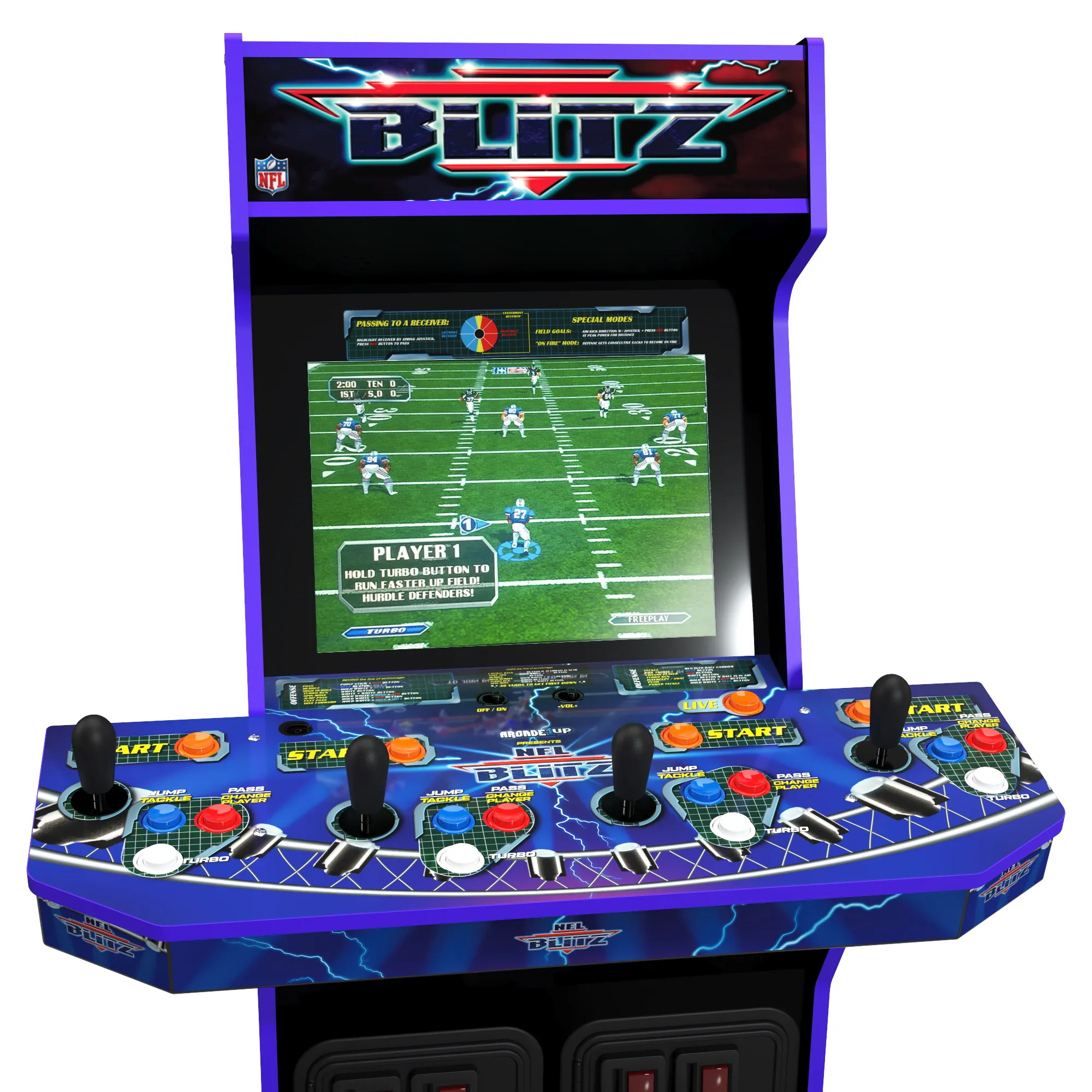 Arcade1Up's NFL Blitz Legends Cabinet Is A Hard-Hitting Stroll Down Memory Lane