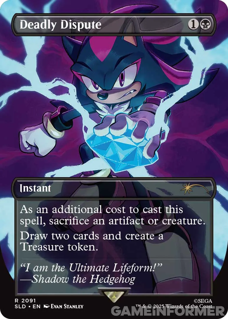 Magic: The Gathering Secret Lair Announces Sonic The Hedgehog Collaboration