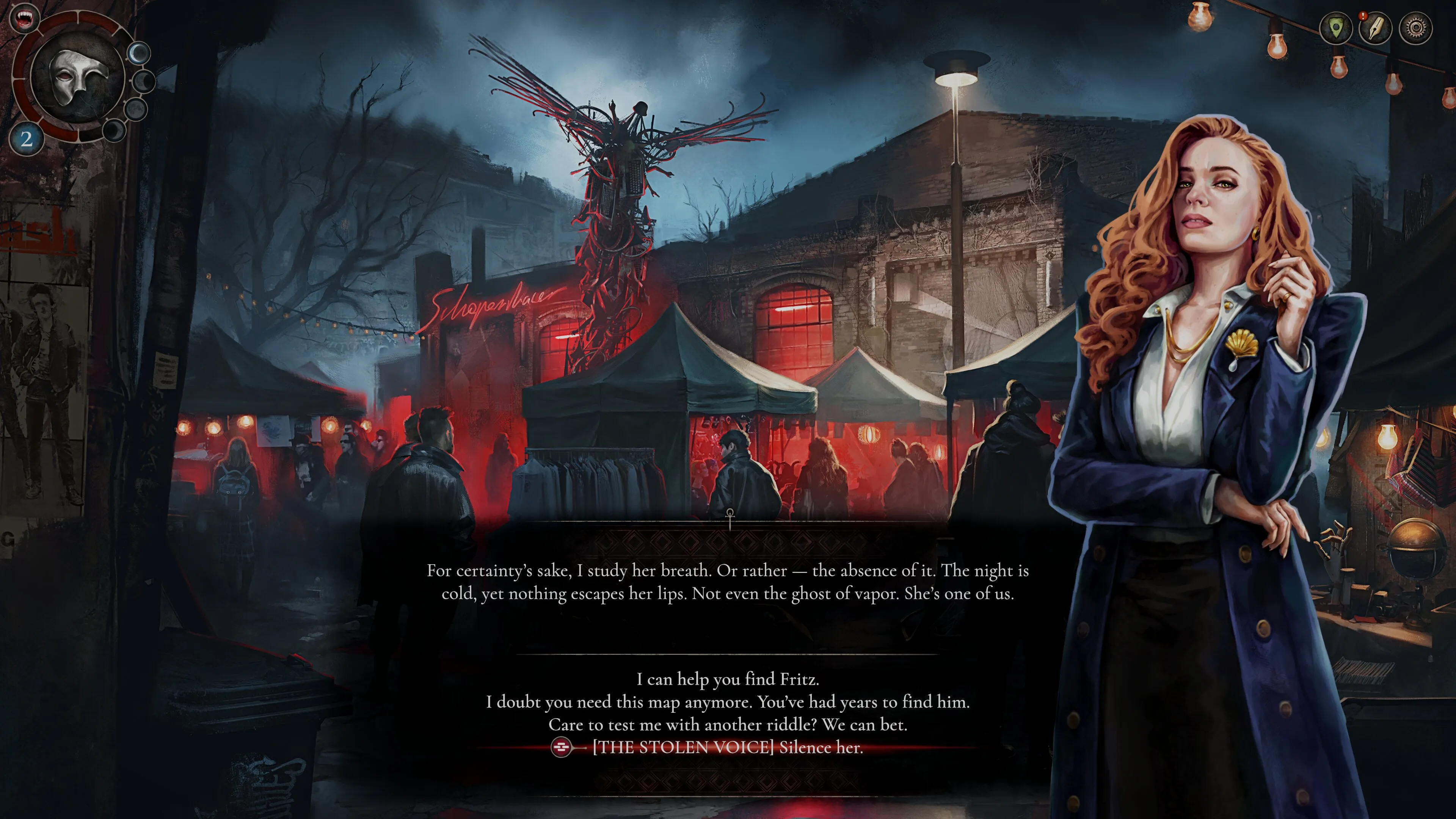 Vampire The Masquerade Oaths and Ashes Visual Novel 
