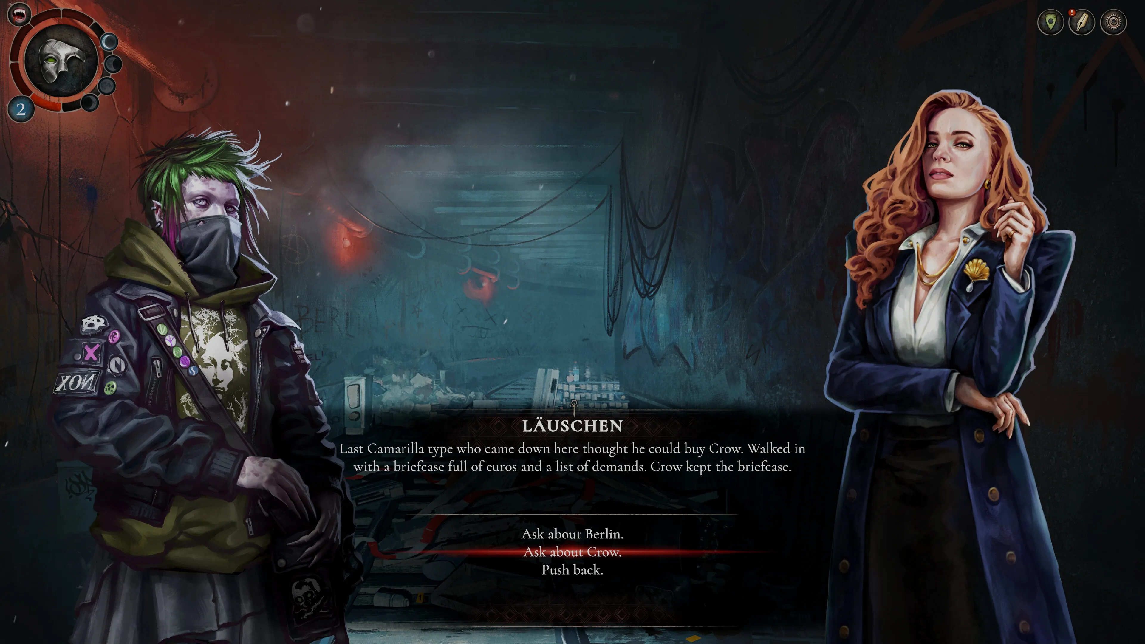 Vampire The Masquerade Oaths and Ashes Visual Novel 