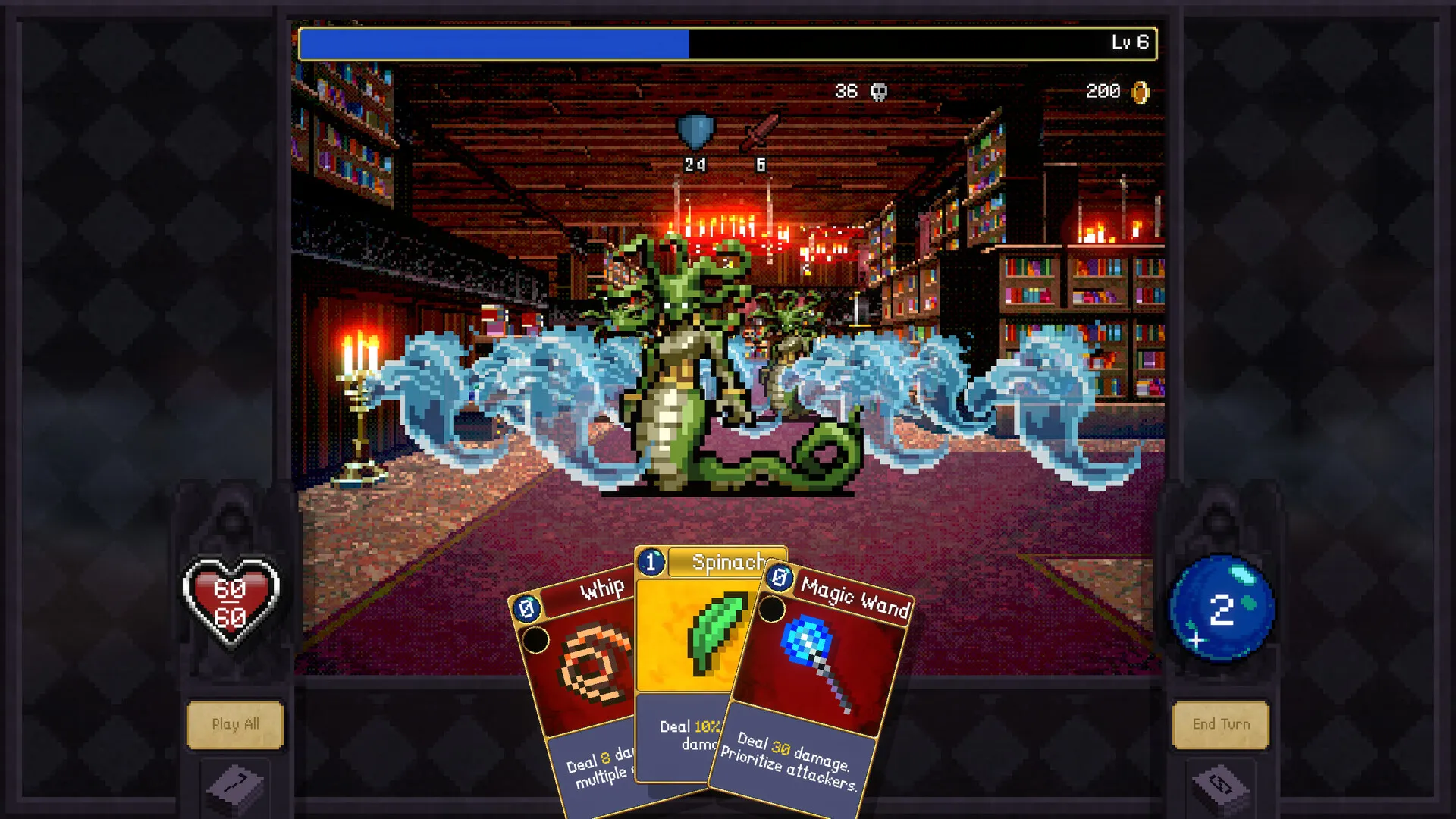 Vampire Crawlers Poncle Game Informer Review First Person Dungeon Crawler Deckbuilder Deckbuilding Roguelite