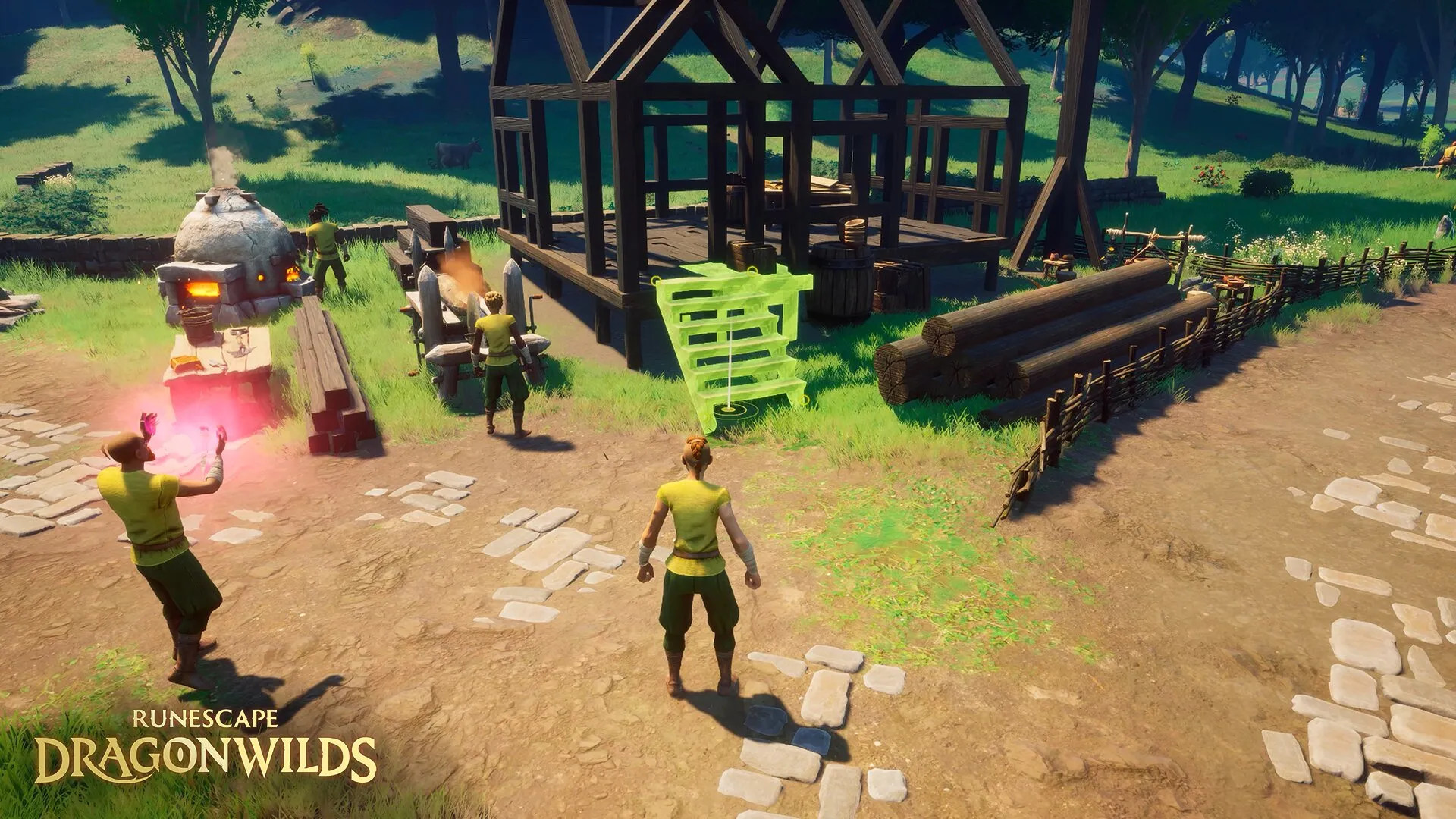 RuneScape Dragonwilds PlayStation 5 PS5 release date open world survival crafting fantasy Plus Premium Extra Trailer Announcement