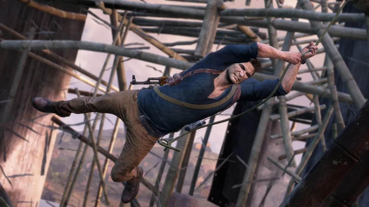Extended Uncharted 4 Sequence Finds The Drake Brothers In Trouble