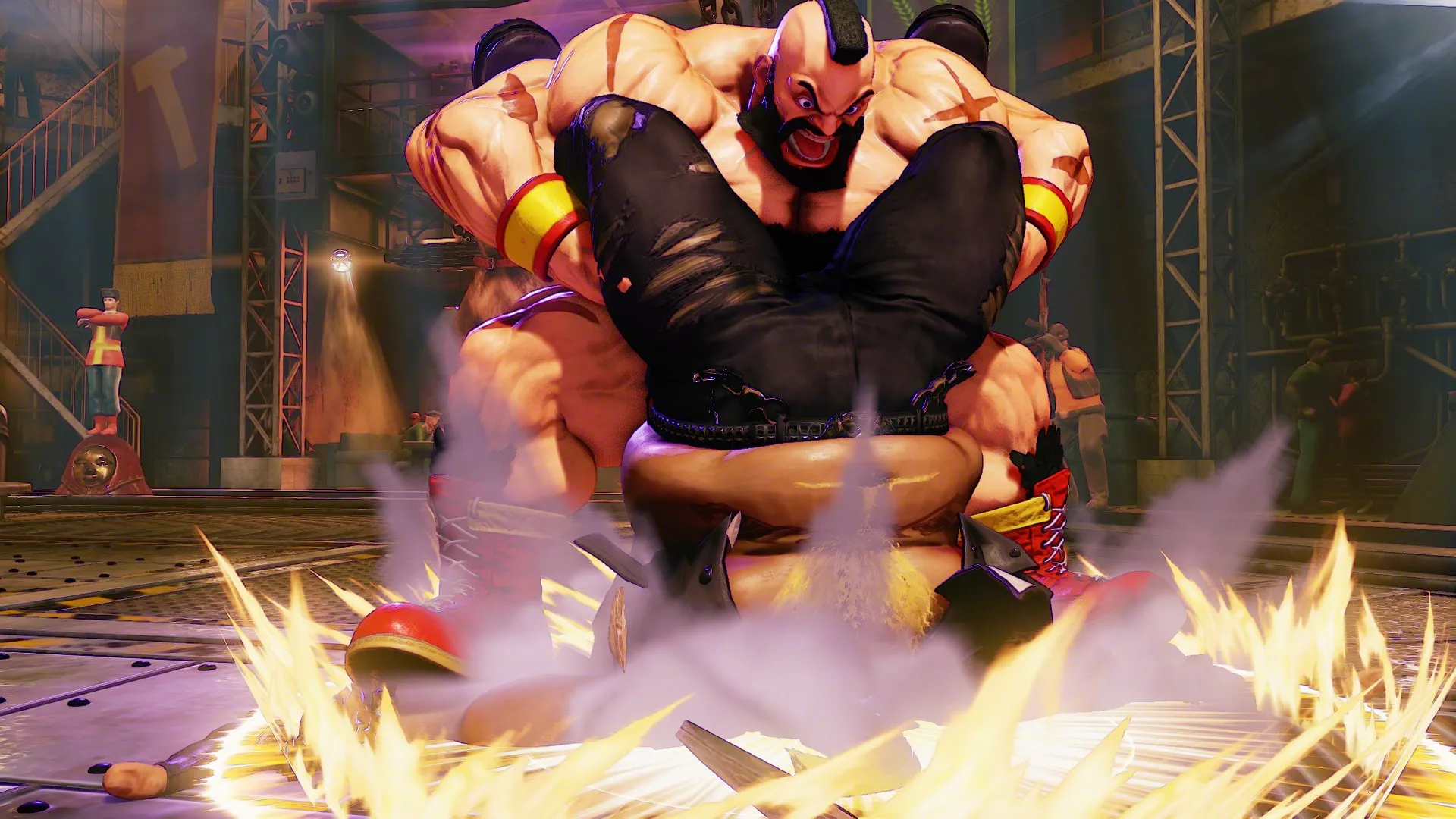 Zangief Unleashes His Furious Flurry 